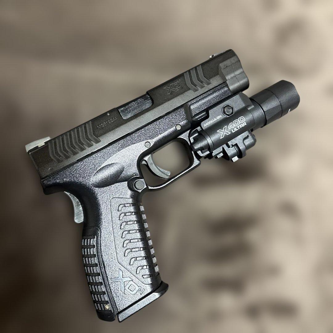 動作良好 東京マルイ ガスブローバック XDM 40 外装カスタム