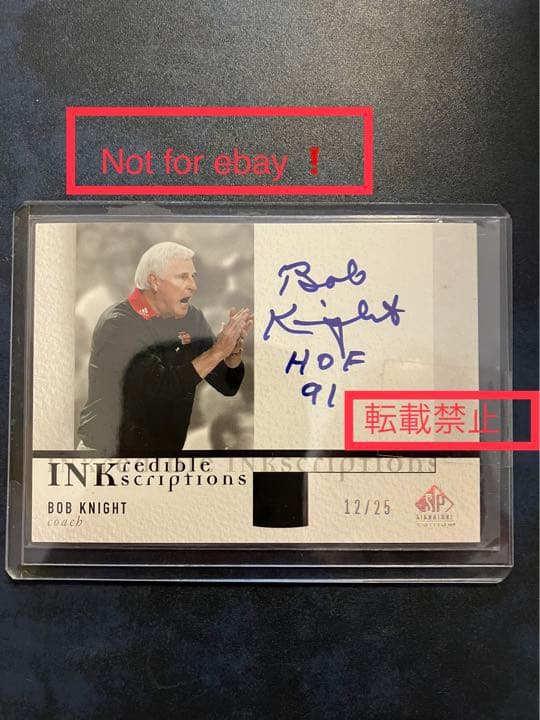 その他 UD Bob Knight auto 25 auto