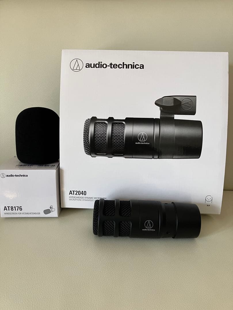 audio-technica AT2040 ダイナミックマイク + AT8176