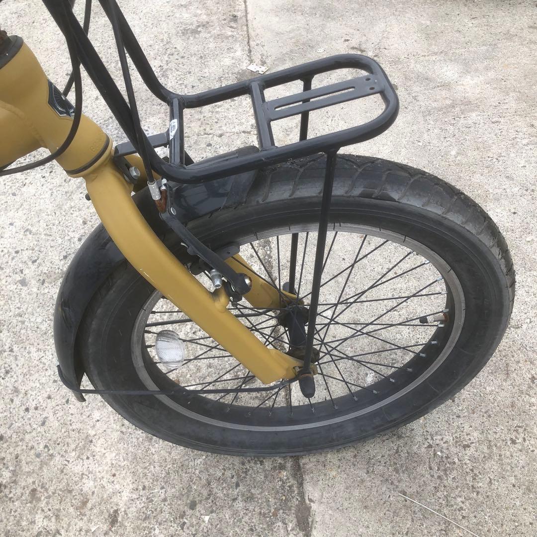 ville ヴィレ 極太タイヤ シマノ6速 りヤサス付き 折り畳み自転車