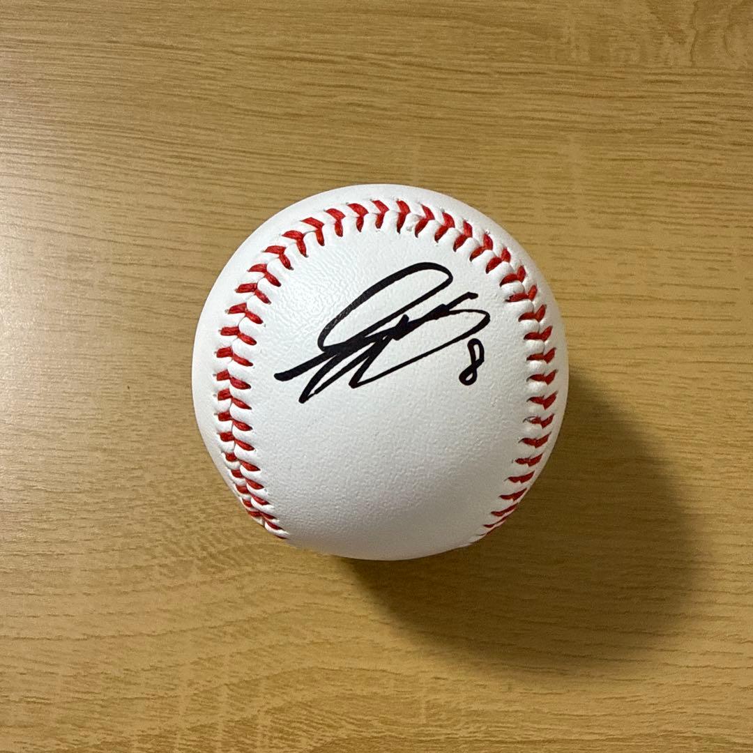 佐藤輝明　阪神タイガース　直筆サイン　ボール