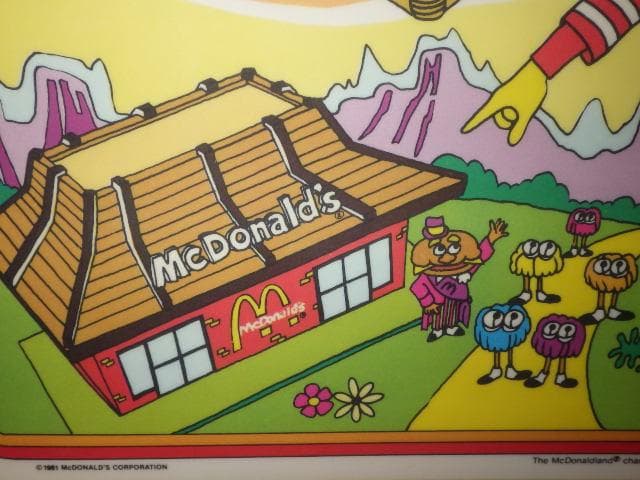 80’S★McDonald's★壁掛け★ポスター★39★ビンテージ★マクドナルド