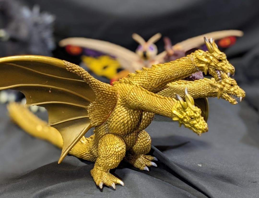 ＧＭＫ大怪獣総攻撃 ゴジラ／モスラ／キングギドラ／バラゴン（バンダイ）４体セット