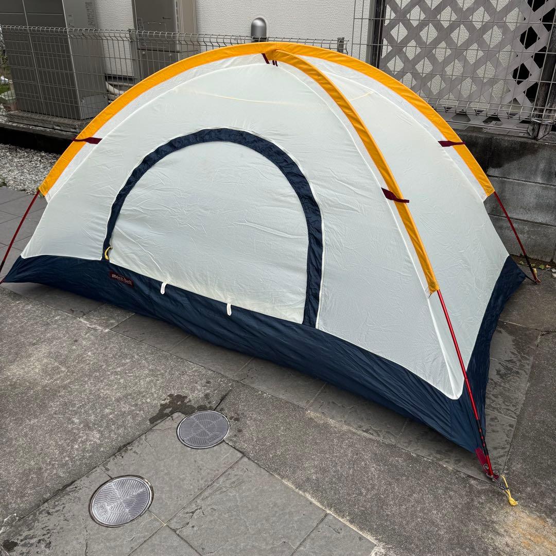 人気モンベル　ステラリッジテント 2型イエロー　山岳テント