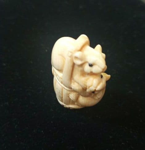 マンモス牙·根付