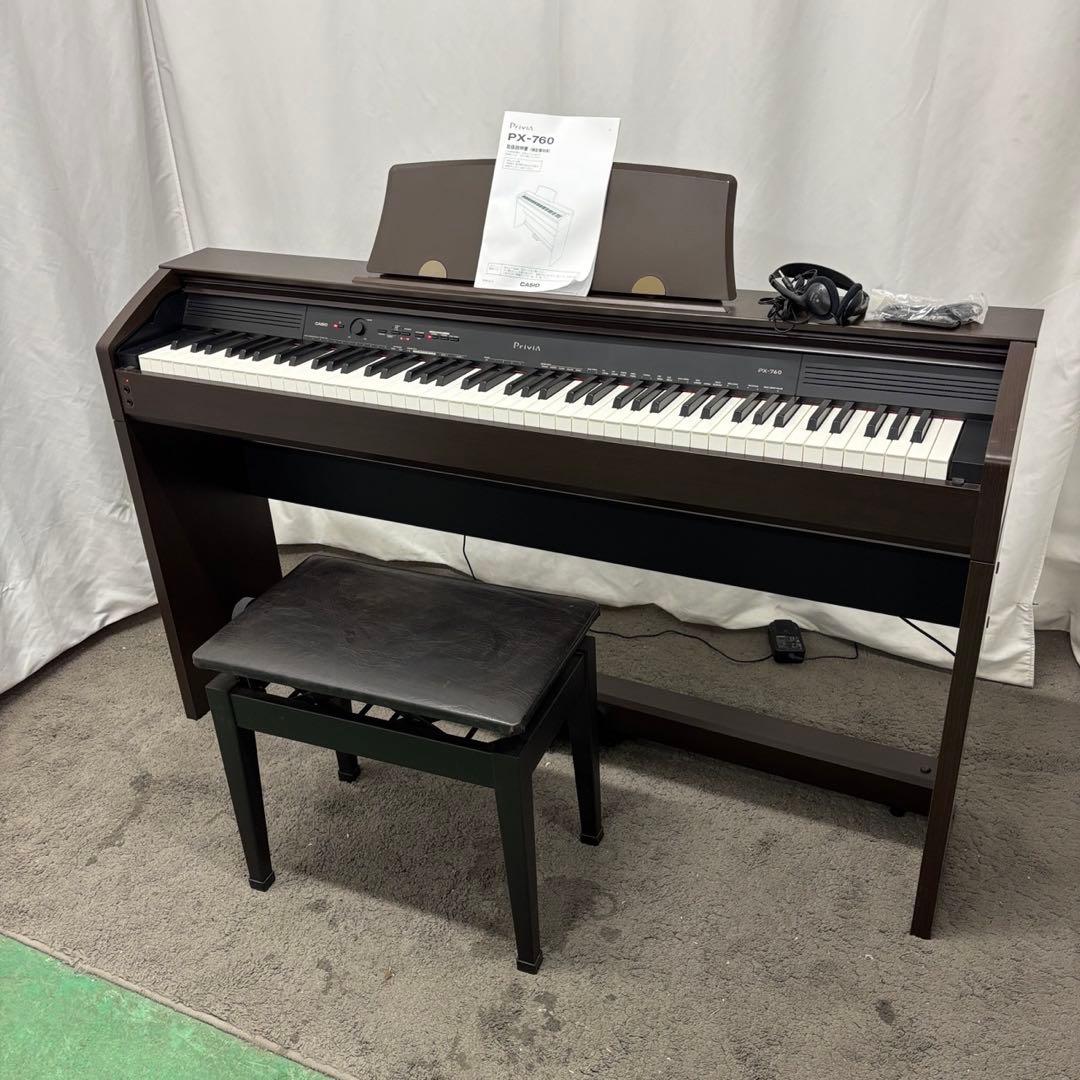 50　電子ピアノ　【神奈川県限定引き取り】　Privia　カシオ　PX-760
