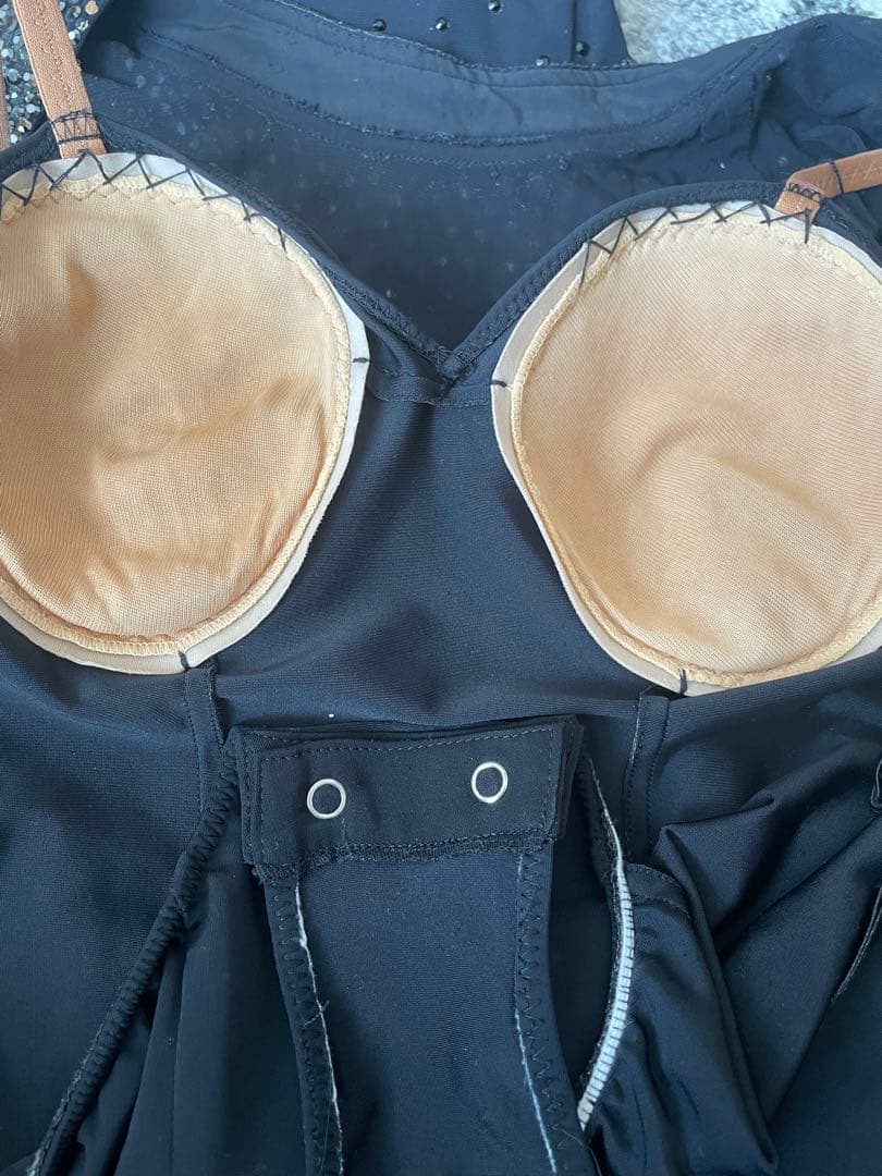 社交ダンス ⭐️ラテンドレス 黒