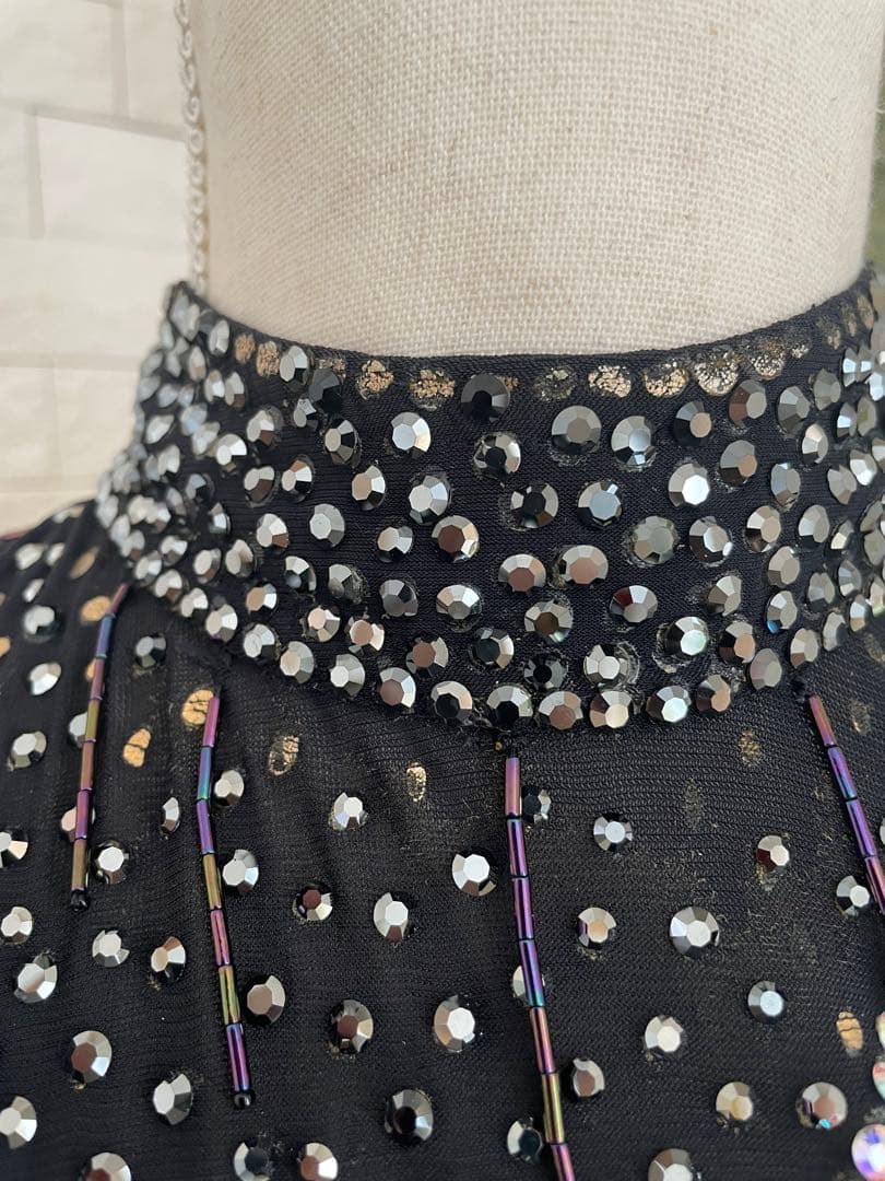 社交ダンス ⭐️ラテンドレス 黒