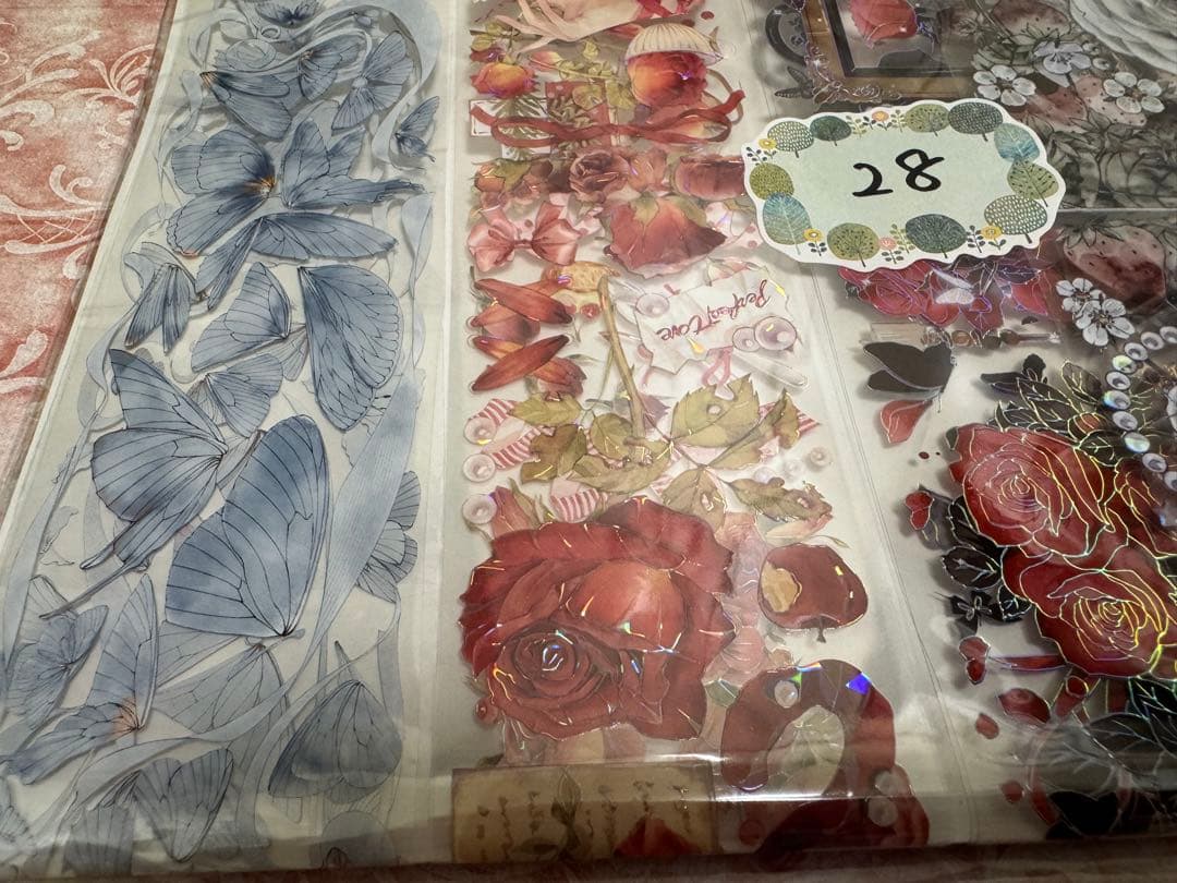 海外 PETテープ マスキングテープ 切り売りセット28