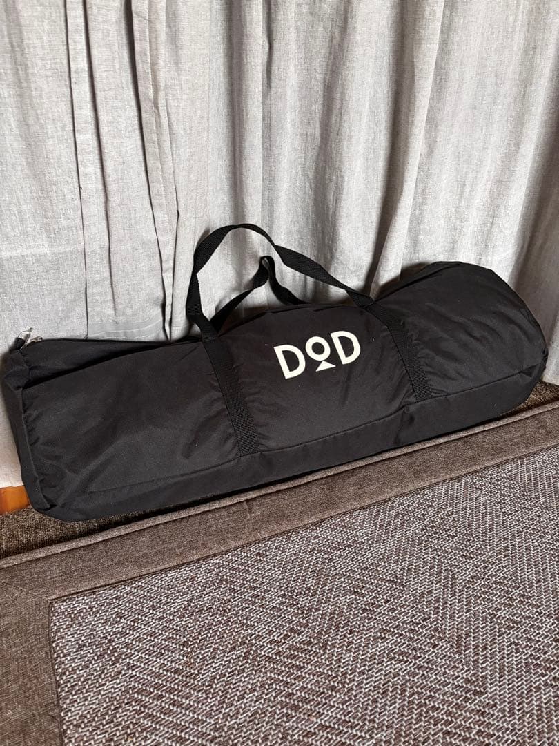 DOD カンガルーテントM ベージュ・ブラック 収納バッグ付き