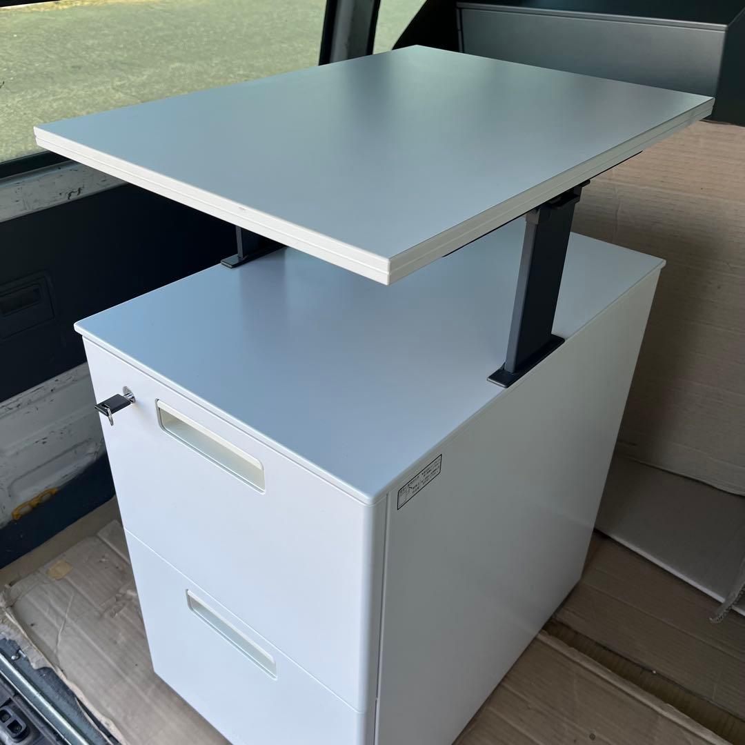 KOKUYO コクヨ 片袖 引き出し 書類収納 天板昇降 オフィス家具 ワゴン