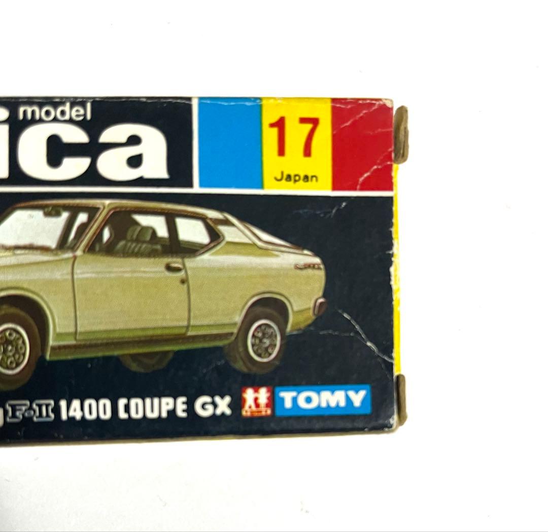 トミカ 17 黒箱 日産チェリー1400クーペGX 日本製当時物