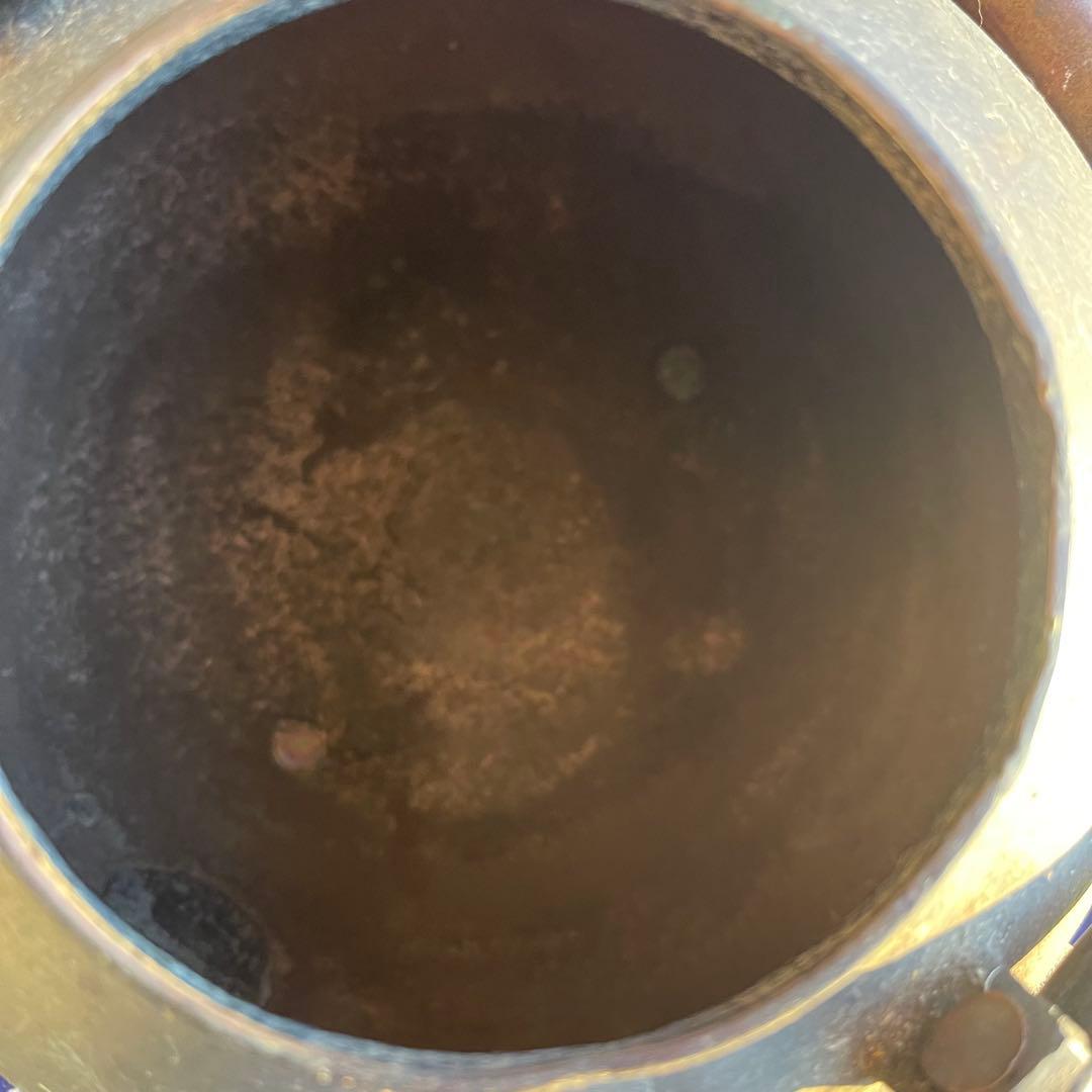 時代物 蔵出し 鉄瓶 鉄製 アンティーク 静かな佇まい 観賞用