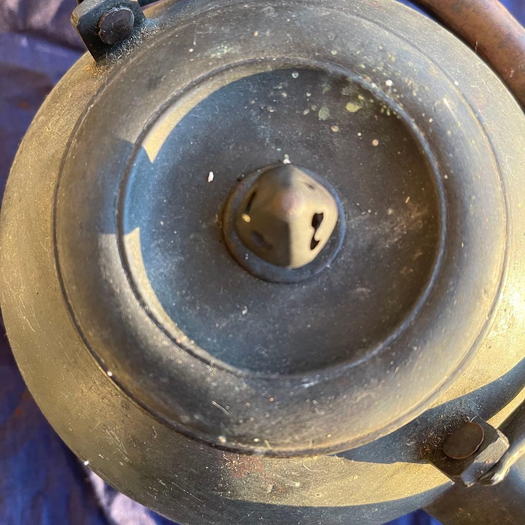 時代物 蔵出し 鉄瓶 鉄製 アンティーク 静かな佇まい 観賞用