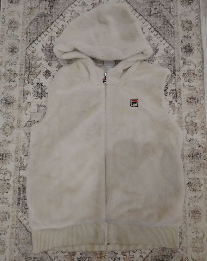 フィラフェイクファーベスト♡ホワイトМサイズ