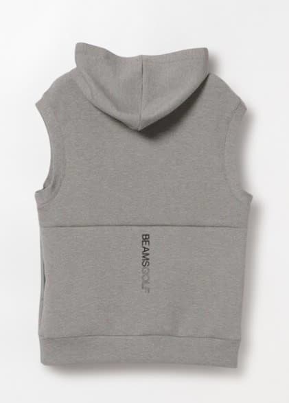BEAMS GOLF ハーフジップ ポンチ フード ベスト 新品