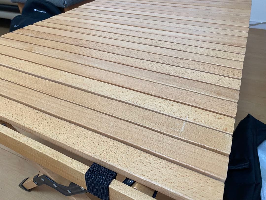 ハイランダー　ロールウッドテーブル120