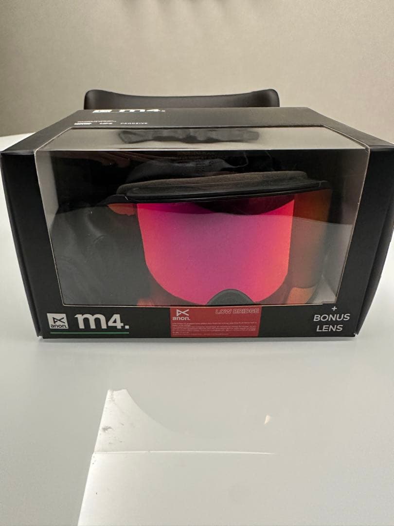 24-25 anonM4 ゴーグル　Sunny Red 美品