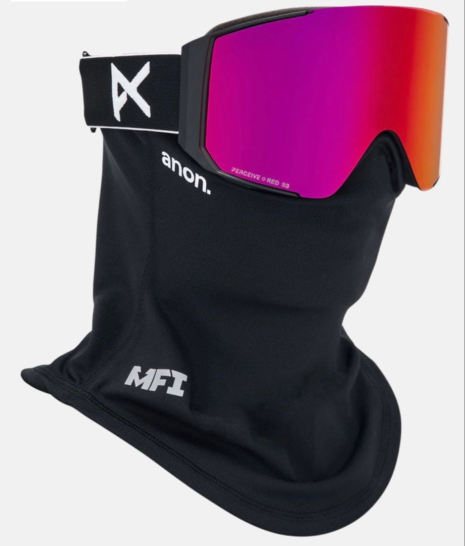 24-25 anonM4 ゴーグル　Sunny Red 美品