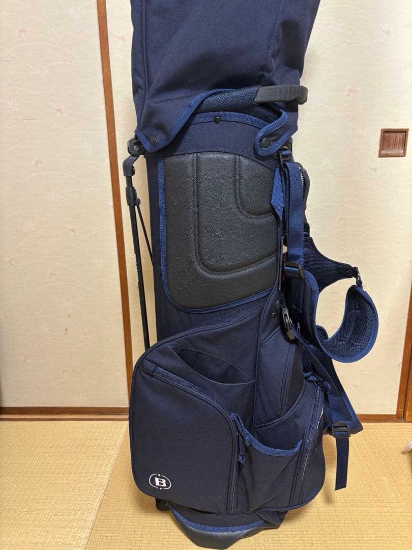 BRIEFING ネイビー CR-4 スタンドキャディバッグ