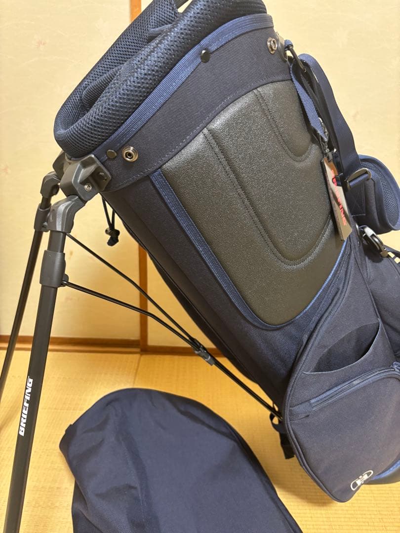 BRIEFING ネイビー CR-4 スタンドキャディバッグ