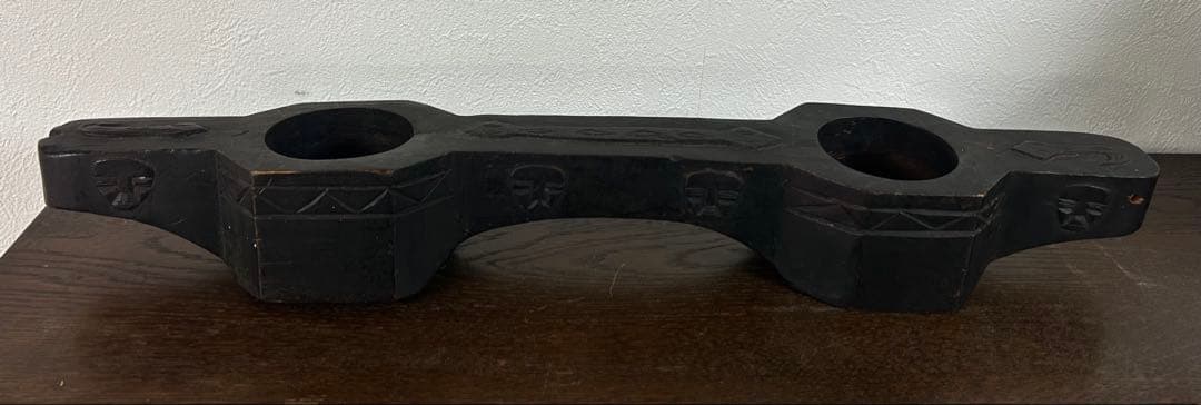 台湾　パイワン族　連杯　両杯 骨董　アンティーク