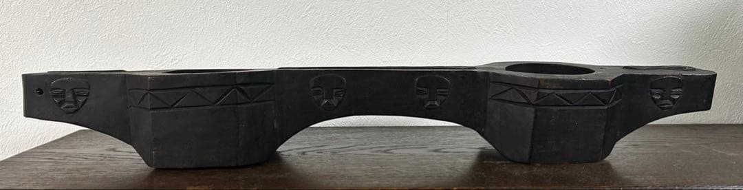 台湾　パイワン族　連杯　両杯 骨董　アンティーク