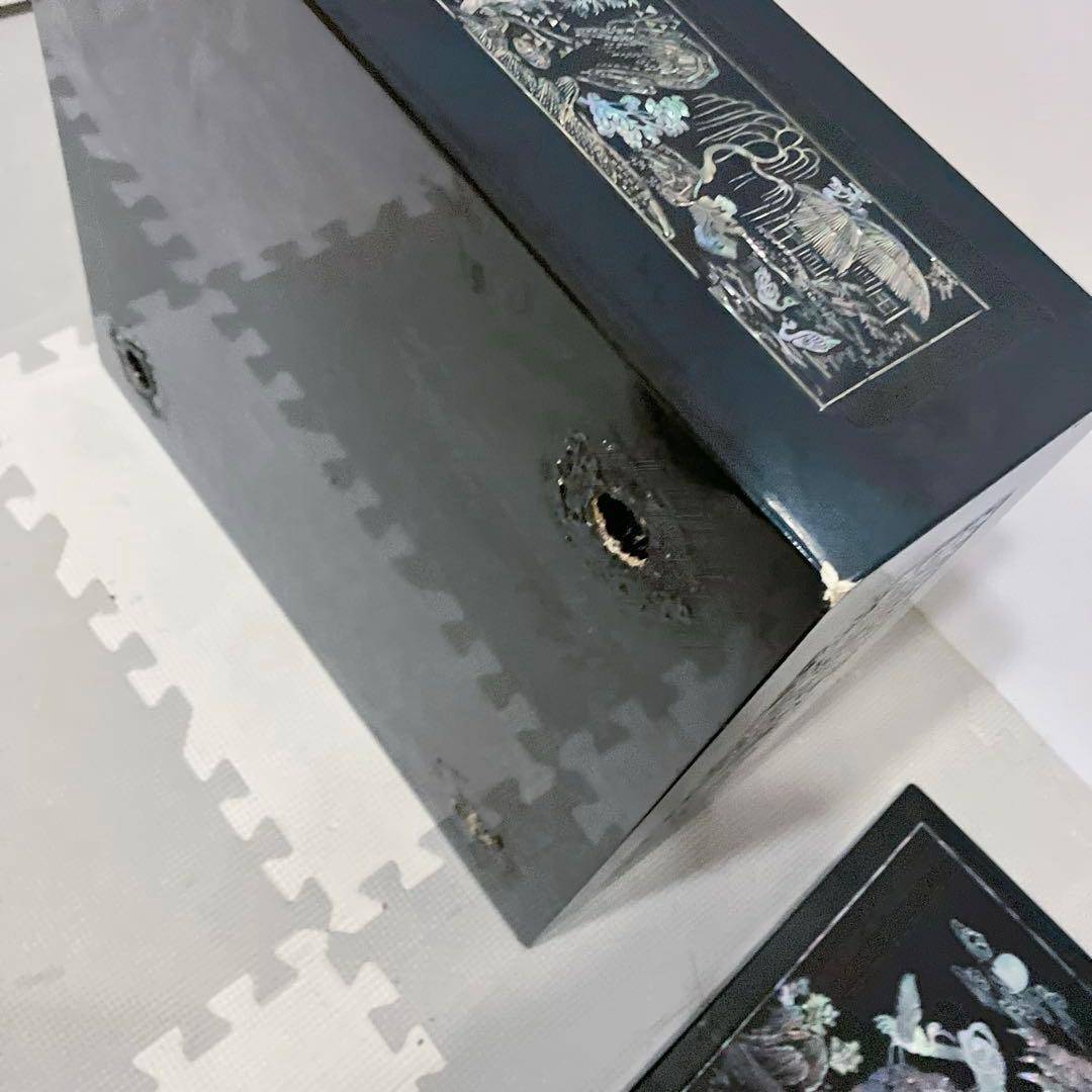 螺鈿細工　碁盤　昭和レトロ　囲碁版　李朝 アンティーク