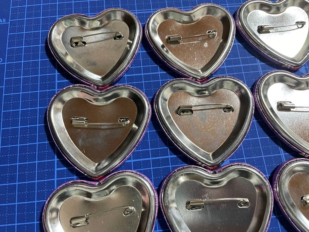 銀魂 愛染香篇 ドキドキハート缶バッジ ハート 缶バッジ 月詠 ＤⅦ