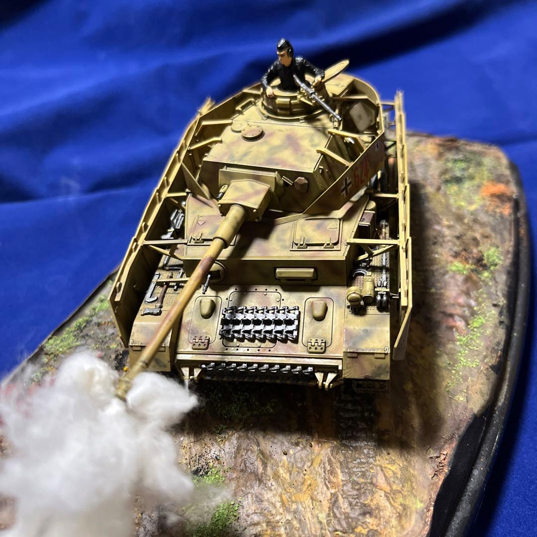ドイツⅣ型戦車Hタイプ　ジオラマ