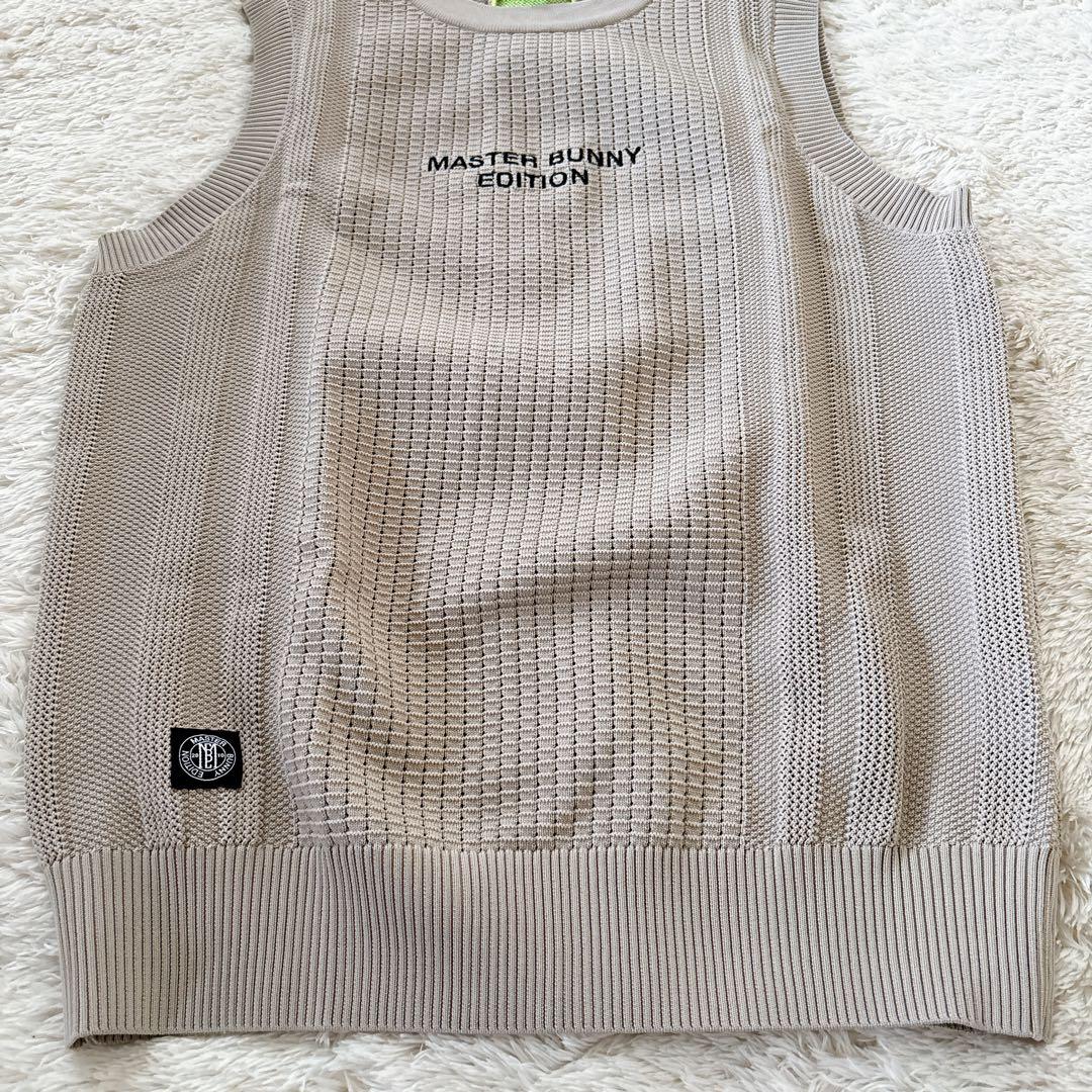 マスターバニーエディション　クルーネック　ベスト　2024年春夏　ベージュ