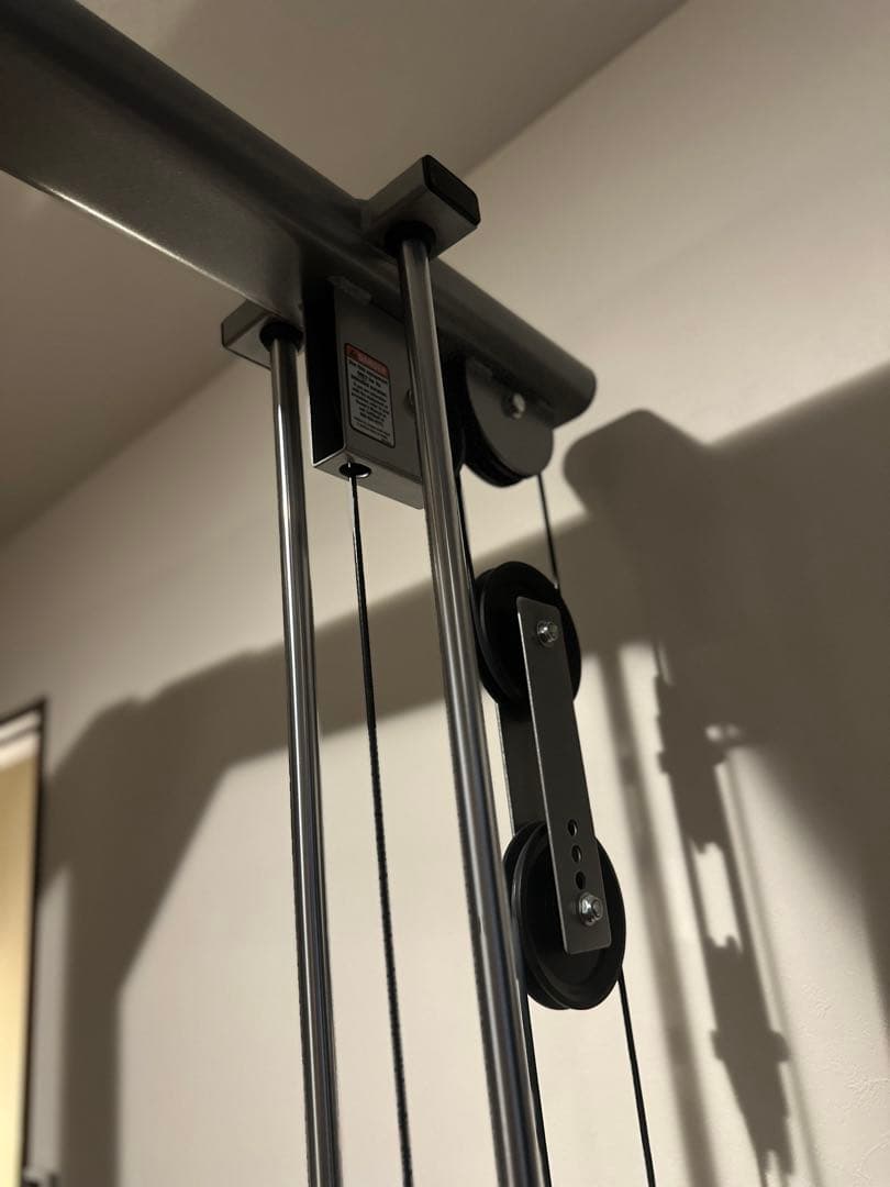 タフスタッフ　パワーラックプーリーセット+インクラインベンチ