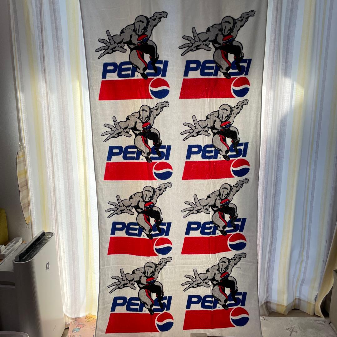 ★ PEPSI ペプシマン ジャンボタオル＆Tシャツセット　箱付き