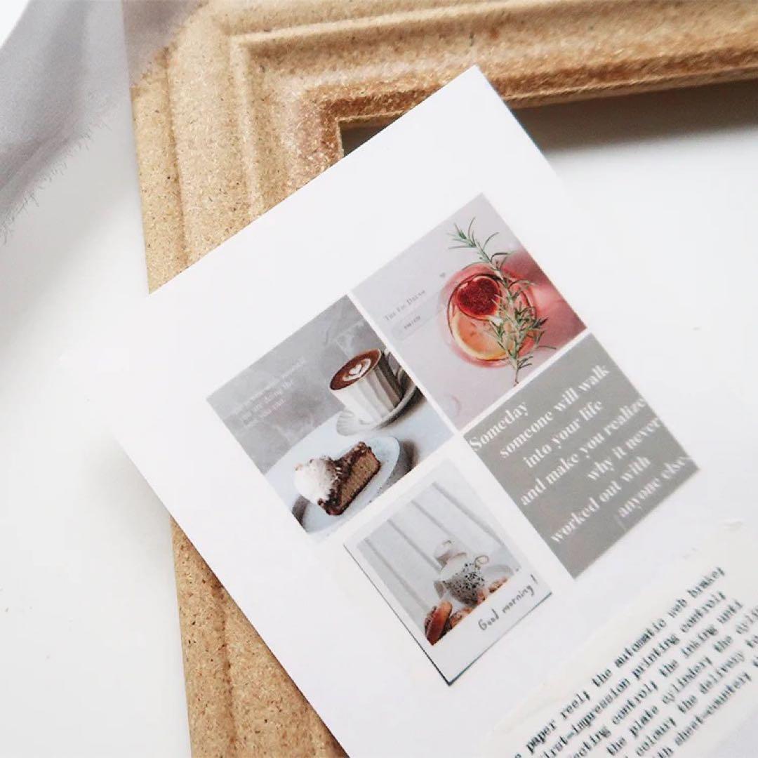 【1019】木栖与苔《小法》海外マステ　PETテープ