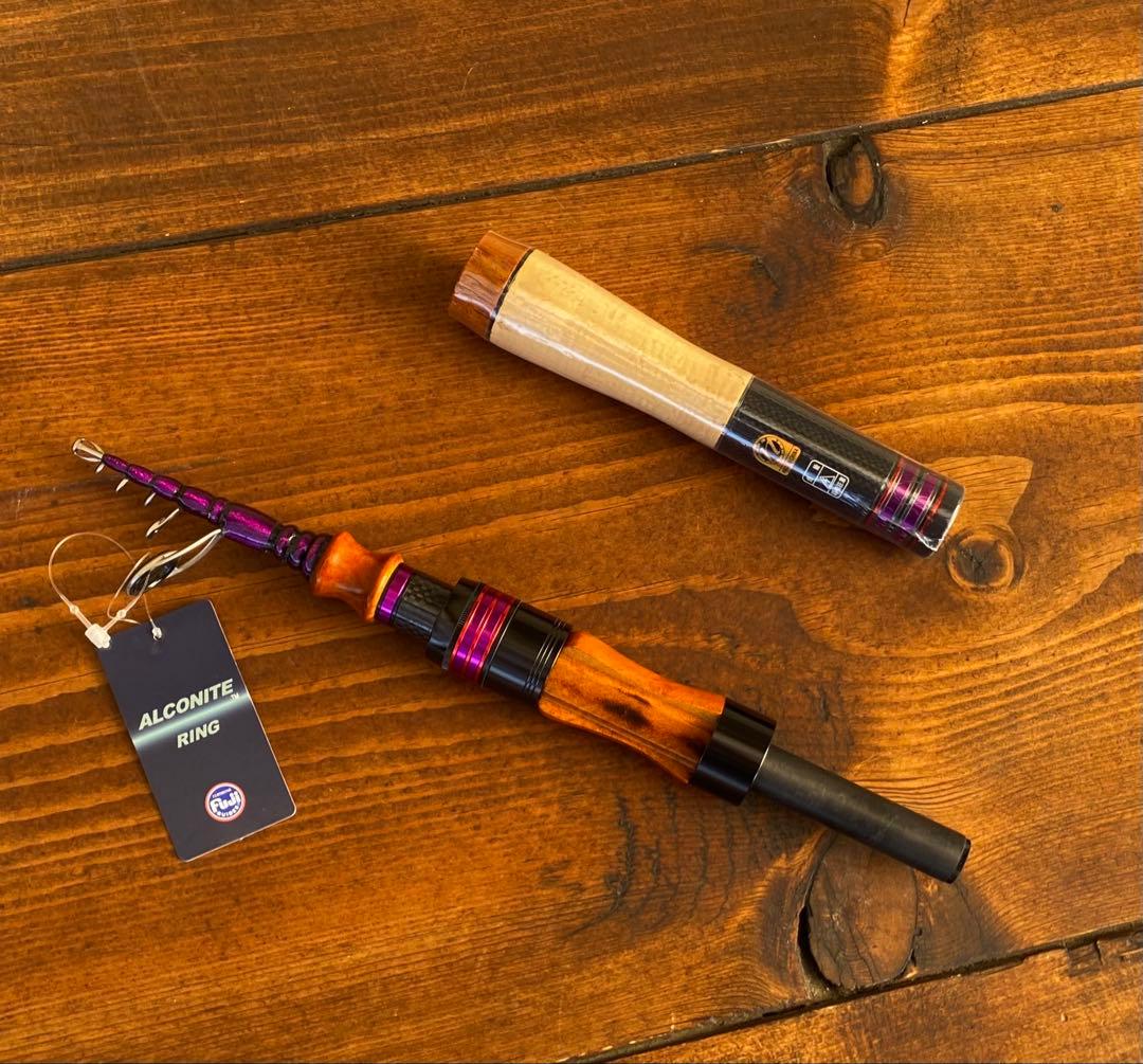 4ft11inch トラウトロッド　ウッドグリップ　　天然木グリップ 渓流釣り