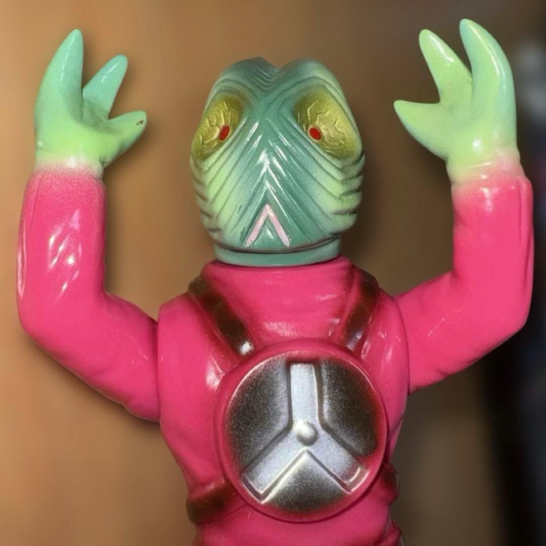 マーミット　ザンパ星人（緑）　ソフビ　ウルトラセブン