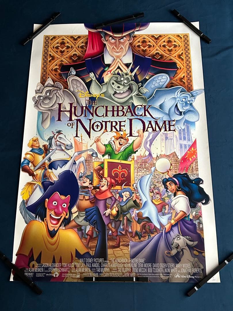 ノートルダムの鐘　USオリジナル映画ポスター