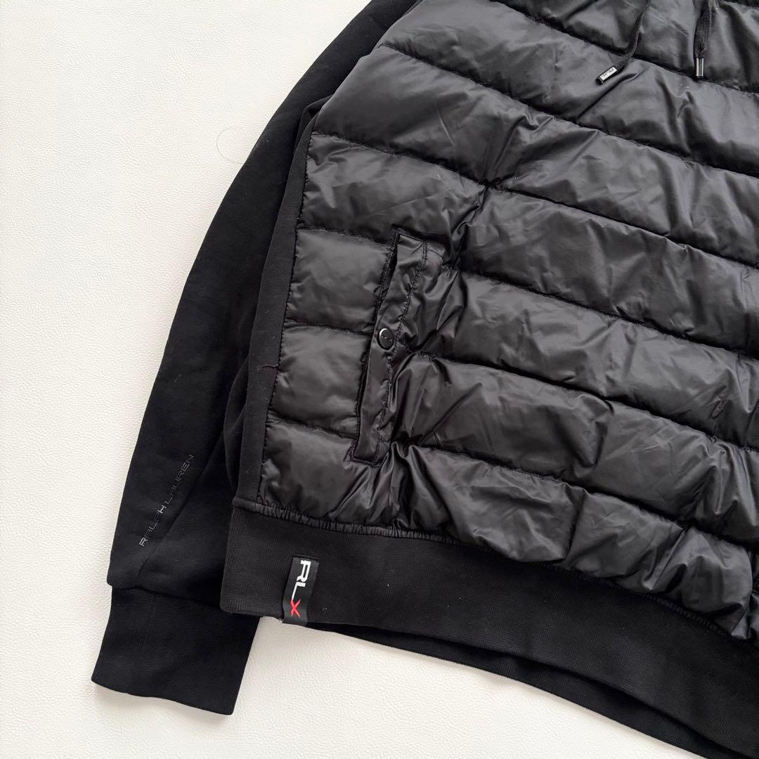 02417 RLX ゴルフ　ハイブリッドダウンパーカー　ブラック　M