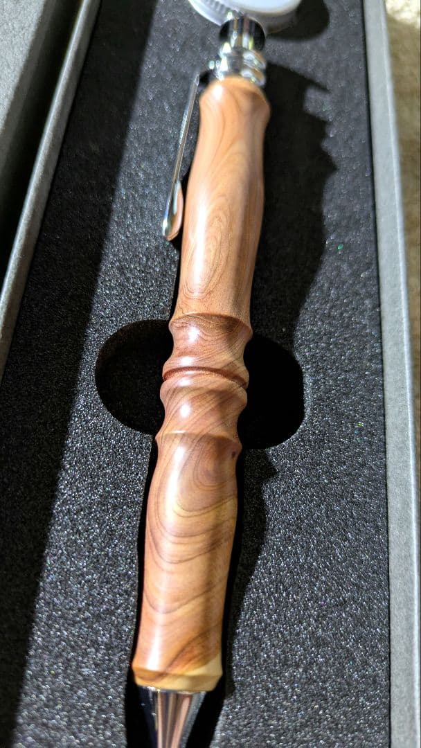 木軸ペン　Flamberg　カイヅカイブキ　シャープペン　サンピューラ