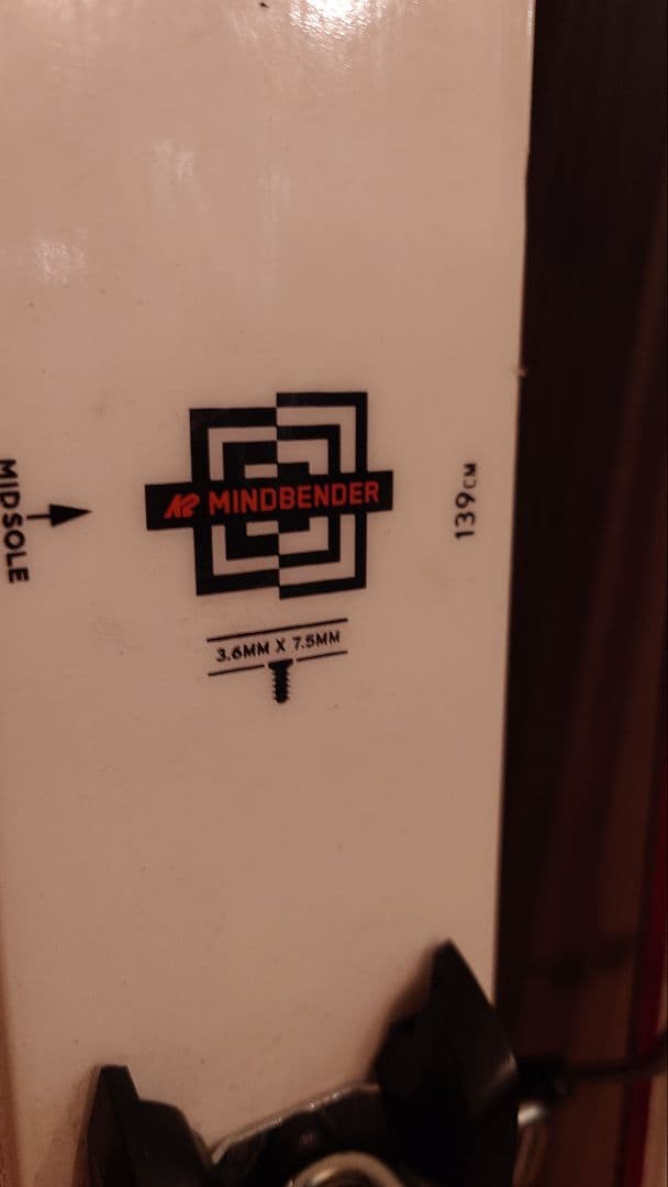 K2 JR スキー 110cm バインディング付き