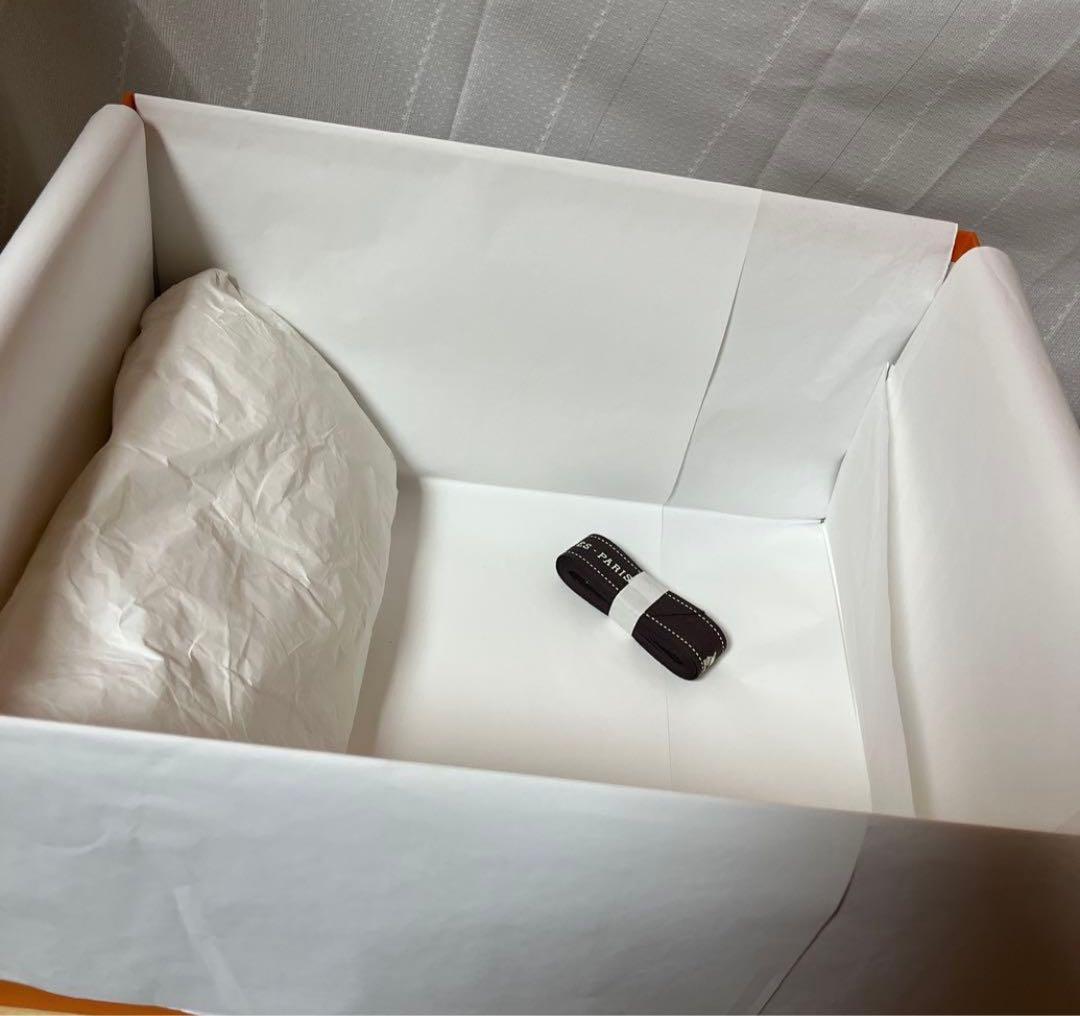 極美品！極太リボン/専用紙袋付き　ピコタンロック22 MM オレンジボックス