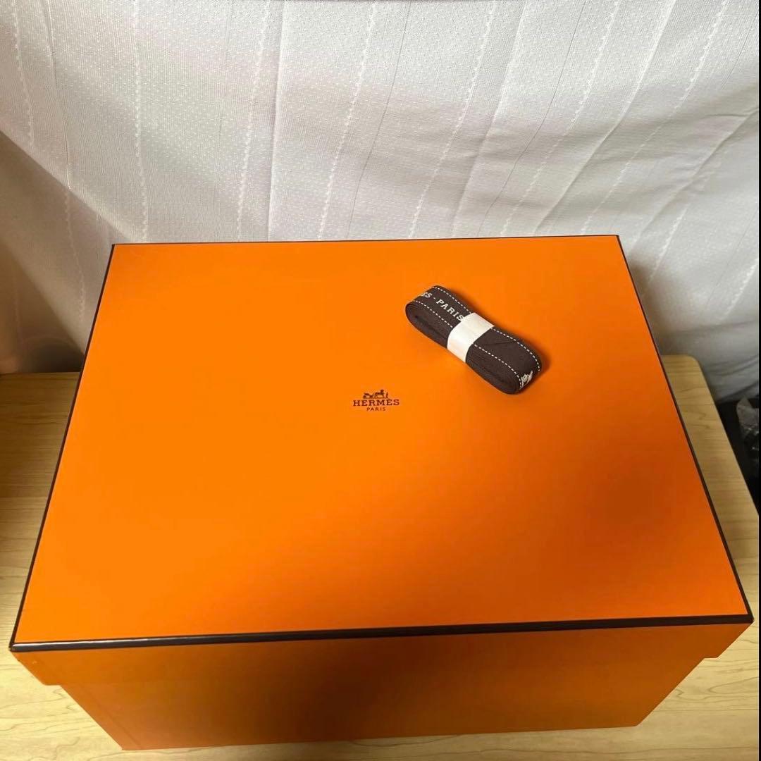 極美品！極太リボン/専用紙袋付き　ピコタンロック22 MM オレンジボックス