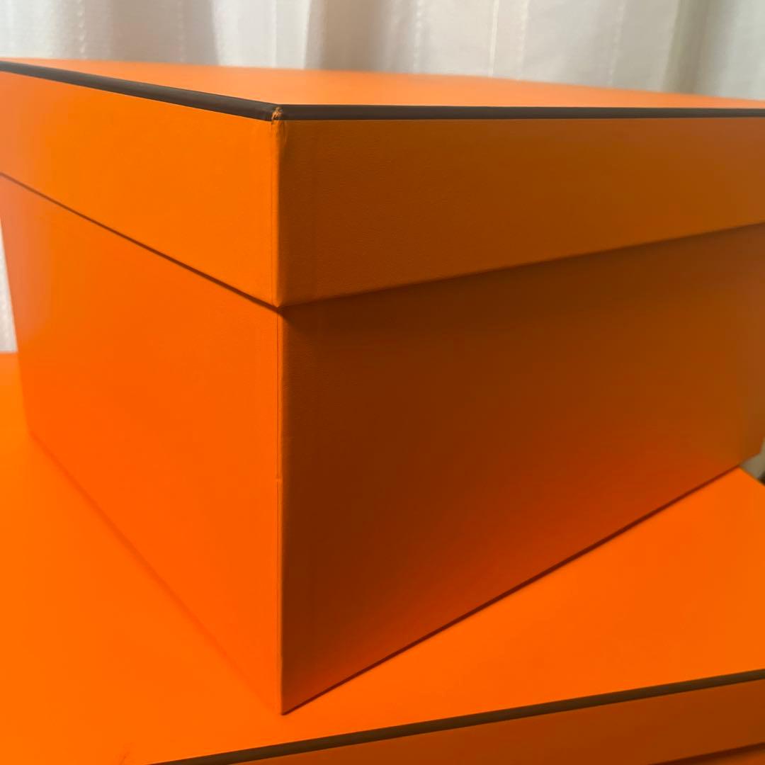 極美品！極太リボン/専用紙袋付き　ピコタンロック22 MM オレンジボックス