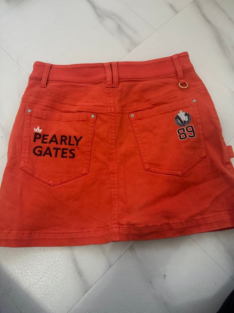 PEARLY GATES スウェット・キャップ・スカートセット