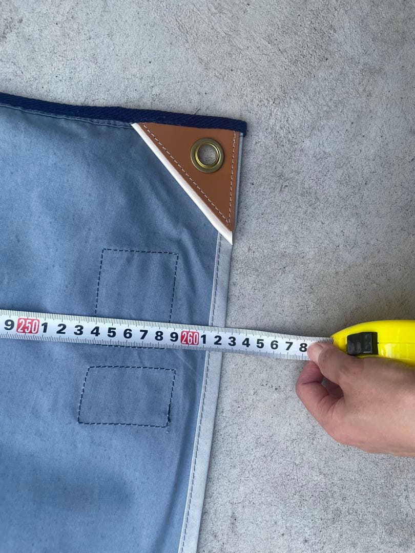 CAMP PARADE VENTILE オーダータープ　真鍮自在金具×8付き