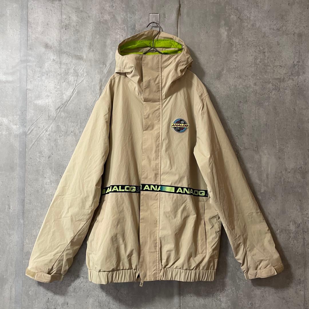 Burtonバートンスキーウェアスノーボードジャケットパーカーフードベージュ希少