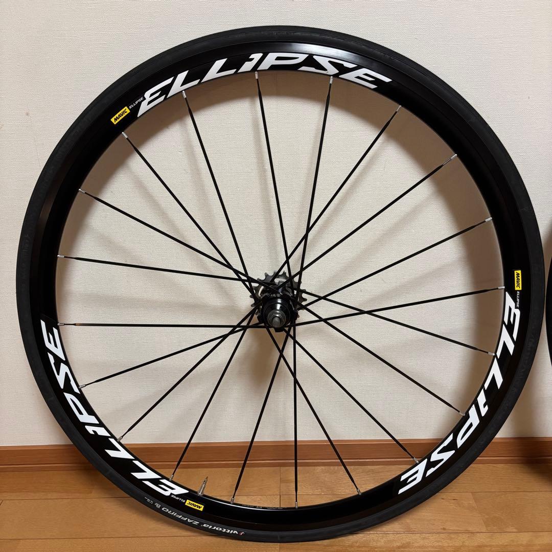 Mavic製 ELLIPSE 700×25mmトラックホイールセット