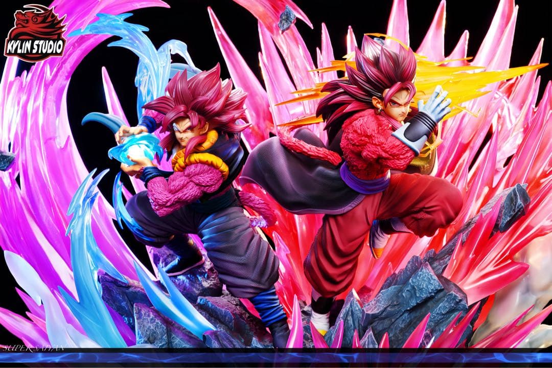 ドラゴンボール　ゴジータとベジットスーパーサイヤ人4　ガレージキッド　フィギュア