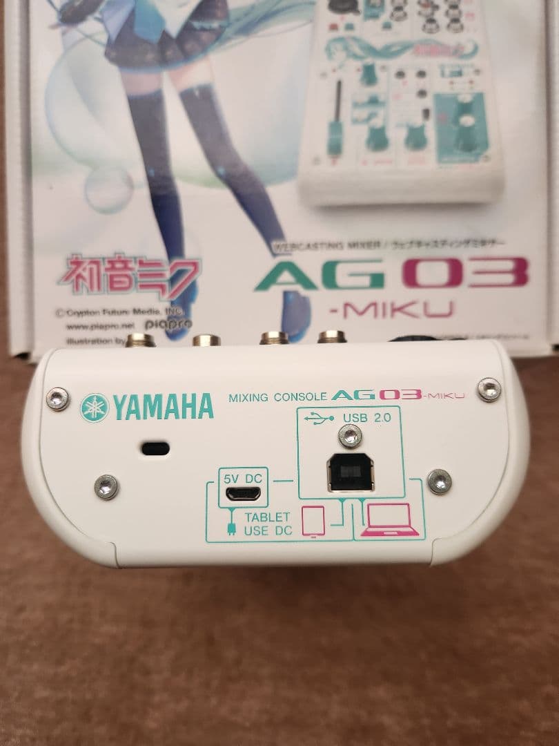 YAMAHA AG03-MIKU オーディオインターフェイス
