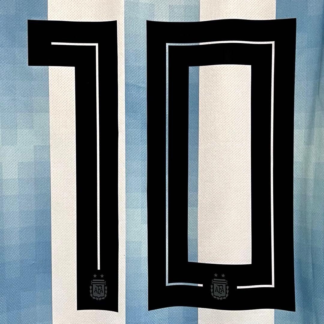 【新品/タグ付き】2018ロシアW杯 アルゼンチン代表♯10メッシ【Lサイズ】